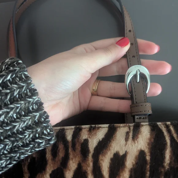 NWT STAUD BRANDO BAG | LADY LEOPARD CACAO - Picture 4 of 5